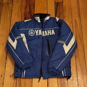 Yamaha Blue and White Youth Jacket